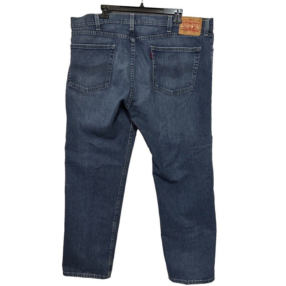 Rare‎ Levis 505 Jeans Mens 40X30 (41x31) Blue Regular Fit Straight Leg Red Tab